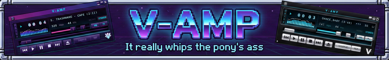 V-Amp — it really whips the pony's ass